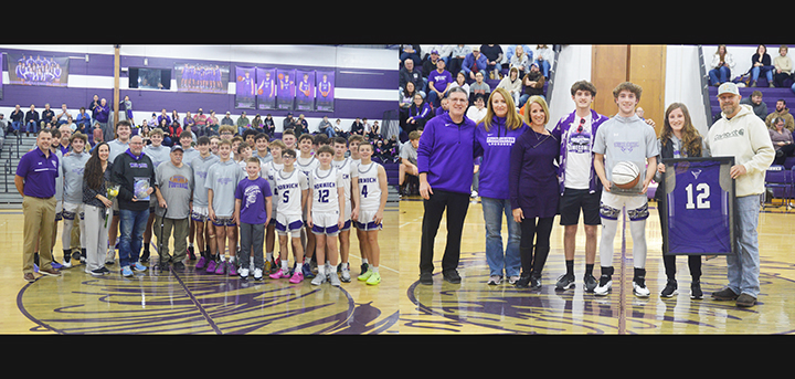 Norwich honors Vinal family, celebrates Dowdall’s 1K milestone in big win over Forks